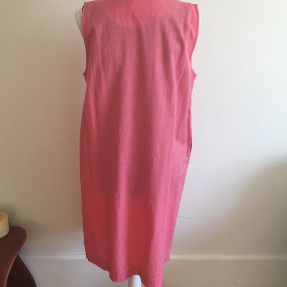 Ellen Orton size medium cotton dress pink boho - Picture 5 of 13